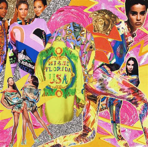 gianni versace collage photos